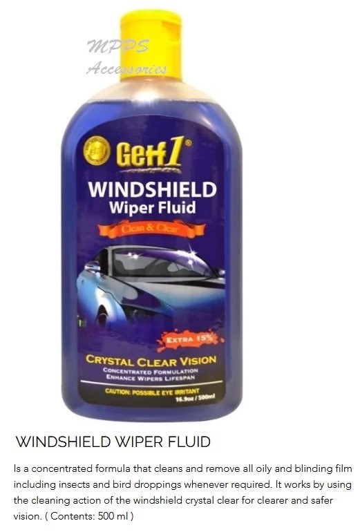 Get f1 WINDSHIELD WIPER FLUID